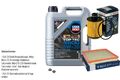 BOSCH Inspektionspake 5 L LIQUI MOLY Top Tec 4600 5W-30 für Opel Zafira Tourer