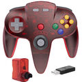 2.4 Ghz Wireless N64 Controller for Nintendo 64/ Nintendo Switch (Online) PC Mac