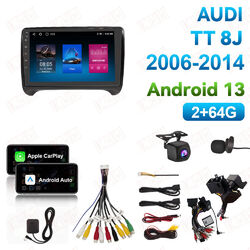 für Audi TT MK2 8J 2006-2014 Autoradio GPS Navi WIFI BT 64GB Android 13 Carplay