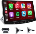 10.1" Zoll Autoradio 1DIN Android 13 Carplay mit GPS Navi WiFi Bluetooth 2+64GB