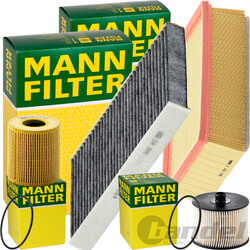 MANN FILTER INSPEKTIONSPAKET passend für FORD C-MAX DM2 KUGA 1 / 2.0 TDCI