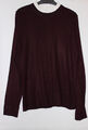 Dorothy Perkins Damson Strickpullover mit plissiertem Rüschenkragen Größe 12