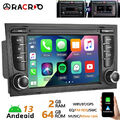 Für Audi A4 S4 RS4 B6 B7 B8 SEAT EXEO Android 13 Autoradio GPS Navi RDS Carplay