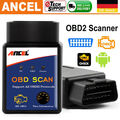 ANCEL OBD2 Diagnosegerät Bluetooth Adapter Stecker Scanner Auto für Android 