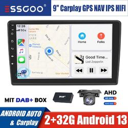 DAB+ Android 13 2+32G Autoradio Apple Carplay GPS +Kam Für Hyundai i30 2012-2016