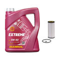 Inspektionskit MANNOL Extreme 5W-40 für Vw Sharan 1.9 Tdi Caddy Ii Polo Golf Iv