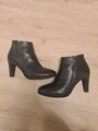 Gabor High Heel Stiefelette Schwarz - Große 37,5 Hochwertige