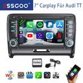 Für Audi TT MK2 8J 2006-2014 7" Android 13 Autoradio GPS Navi Wifi Carplay 2+32G