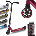 Stunt Scooter Kinder Erwachsene 2 Rad Kick Roller Tretroller Stuntroller rot