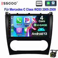 KAM 9" Android 13 Autoradio Navi 4+64G Für Mercedes Benz C-Klasse W203 2005-2009