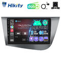 DAB+ 2+64GB CarPlay Android13 Radio Für Seat Leon 1P1 GPS Navi WIFI RDS +Kamera