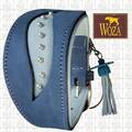 Premium Windhundhalsband Vollleder WOZA Greyhound Handnaht Soft Rindnappa G72139