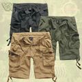 BRANDIT SHORTS URBAN LEGEND NEU KURZE HOSE CARGO VINTAGE SHORT BW ARMY BERMUDA .