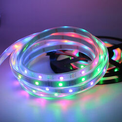 WS2812B LED Streifen Strip 1/5M WS2812 RGB Leiste Licht 5050 SMD Adressierbar 5V