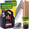 MANN INSPEKTIONSPAKET+5L MOTUL C3 5W-40 ÖL passend für RENAULT CLIO 4 LOGAN 2