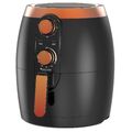 B-Ware Heißluftfritteuse 3,5L, Timer, 1200W, Öl-und Fettfrei, Air Fryer, schwarz