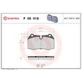 1x ORIGINAL® Brembo P 06 018 Bremsbelagsatz, Scheibenbremse Vorne, exkl.