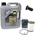 Motoröl Ölfilter SH4045L 5W40 5 Liter + Ölablassschraube für Mercedes W 350 W213