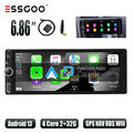 Android 13 2+32G Autoradio 1 DIN Apple Carplay 6.9" Touch Screen BT GPS NAV RDS