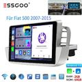 9" Apple Carplay Android 13 2+64G Autoradio GPS Navi RDS Für Fiat 500 2007-2015