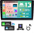 2+64GB 10.1" Android 13 Autoradio mit Carplay GPS NAVI USB WiFi BT RDS + Kamera