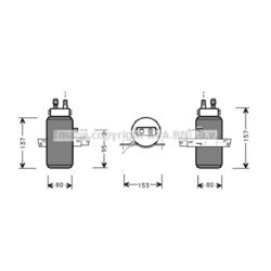 Trockner, Klimaanlage AVA COOLING SBD043