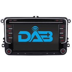 2DIN 7" Autoradio NAVI GPS DVD DAB+ Für VW GOLF PASSAT TIGUAN TOURAN Sharan POLO