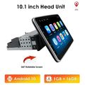 1 DIN 10.1" Autoradio Android 10 GPS Navigation 16GB drehbarer Bildschirm DAB BT