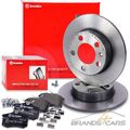 BREMBO BREMSSCHEIBEN +BELÄGE HINTEN FÜR SKODA FABIA 1 2 3 VW GOLF 4 POLO 9N 6R