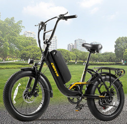 20 Zoll Elektrofahrrad eBike 48V 15Ah Akku Fettreifen E-Mountainbike 25km/h