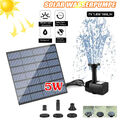 1.8W Solar Teichpumpe Solarpumpe Brunnenpumpe Gartenbrunnen Miniteich Brunnen DE