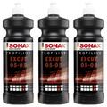 3 x Sonax PROFILINE ExCut 05-05 1L