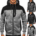 Sweatjacke Hoodie Kapuzenpullover Sweatshirt Pullover Kapuze Herren BOLF Motiv