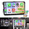 9" Apple Carplay Autoradio Android 13 2+64GB GPS NAVI Für VW Passat B6 Golf 5 6