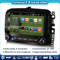 8-Kern Android 13 Autoradio Navi GPS Fiat 500L Carplay WiFi DSP IPS OBD2 DSP 4G