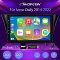 DAB+ 10.1" Android 13 Apple Carplay Autoradio GPS Navi Für Iveco Daily 2014-2022