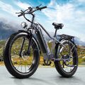 26 Zoll Moped E-Bike 1000W 48V Elektrofahrrad 25km/h Damen/Herren E-Mountainbike