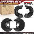 4x Ankerblech Bremsscheibe Vorne Hinten für VW Polo 9A Seat Ibiza Fabia Audi A1