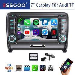 Für Audi TT MK2 8J 2006-2014 7" Android 13 Autoradio GPS Navi Wifi Carplay 2+32G