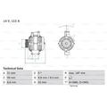 BOSCH Generator Lichtmaschine 115A 14V für Mercedes-Benz E-Klasse C-Klasse