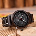 Holz Herren Armbanduhr Holzuhr Herrenuhr Luxusuhr Männeruhr Chronograph NEU