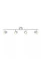 ELC Deckenlampe, Spotbalken drehbar und schwenkbar, Deckenstrahler, 4x GU10 max.