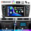 Autoradio Für BMW 3er E90 E91 E92 E93 Carplay Android 13 GPS Navi DAB+ KAM 2+32G