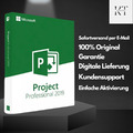 Microsoft Project Professional 2019 - 24/7 Sofortige Lieferung per E-Mail