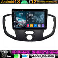 9"Android 13 Autoradio GPS SAT Navi WIFI DAB Carplay For Ford Transit  2013-2018