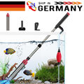 Aquarium Kiesreiniger Schnellwasserwechsler Fish Tank Sand Staubsauger Kit DE