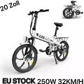 NEW 20 Zoll Klapprad Elektrofahrrad,E-Bike 250W  Citybike Pedelec Shimano  PVY