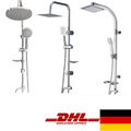 Edelstahl Duscharmatur Duschsystem Regendusche Duschset mit Dusch Handbrause