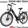 27,5Zoll Elektrofahrrad 500W E-Bike mit Bafang Motor 48V/15AH  bis 120km 7 Gänge