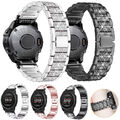 Quick Fit Bling Metall Armband für Garmin Fenix 8/E 7/7X 6/6X Pro/5/5X Plus 965